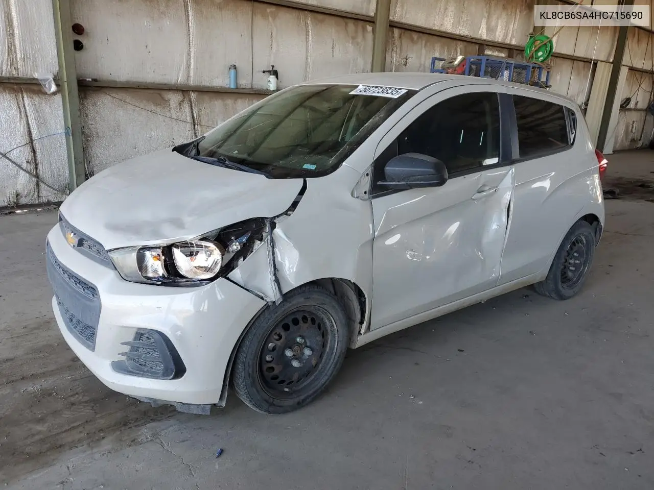 2017 Chevrolet Spark Ls VIN: KL8CB6SA4HC715690 Lot: 56723835
