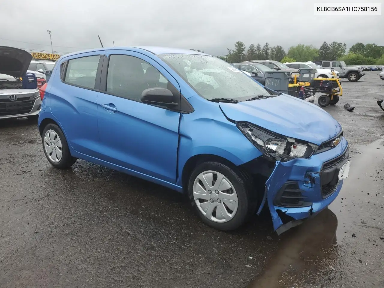 2017 Chevrolet Spark Ls VIN: KL8CB6SA1HC758156 Lot: 56856425