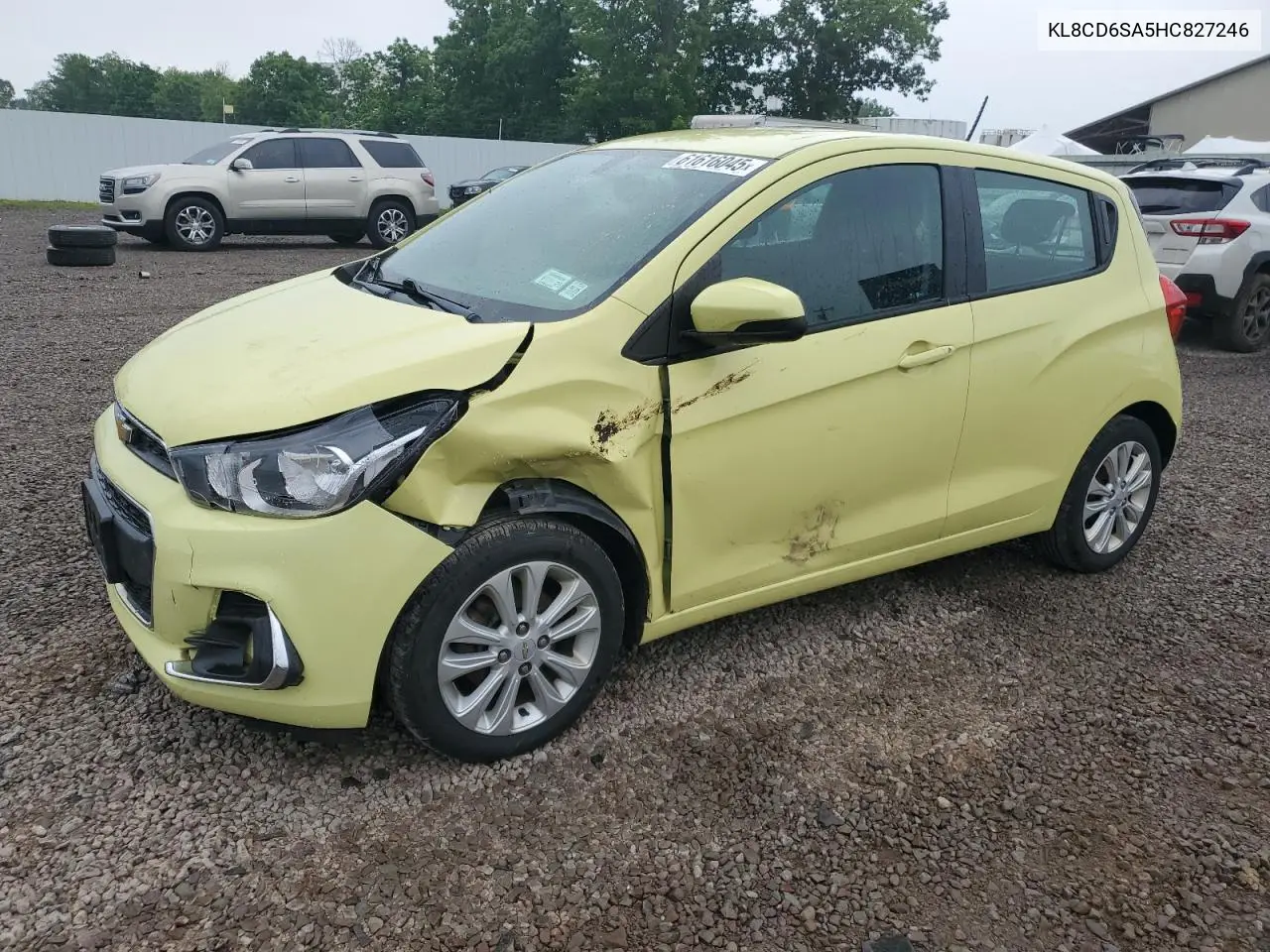 2017 Chevrolet Spark 1Lt VIN: KL8CD6SA5HC827246 Lot: 61616045