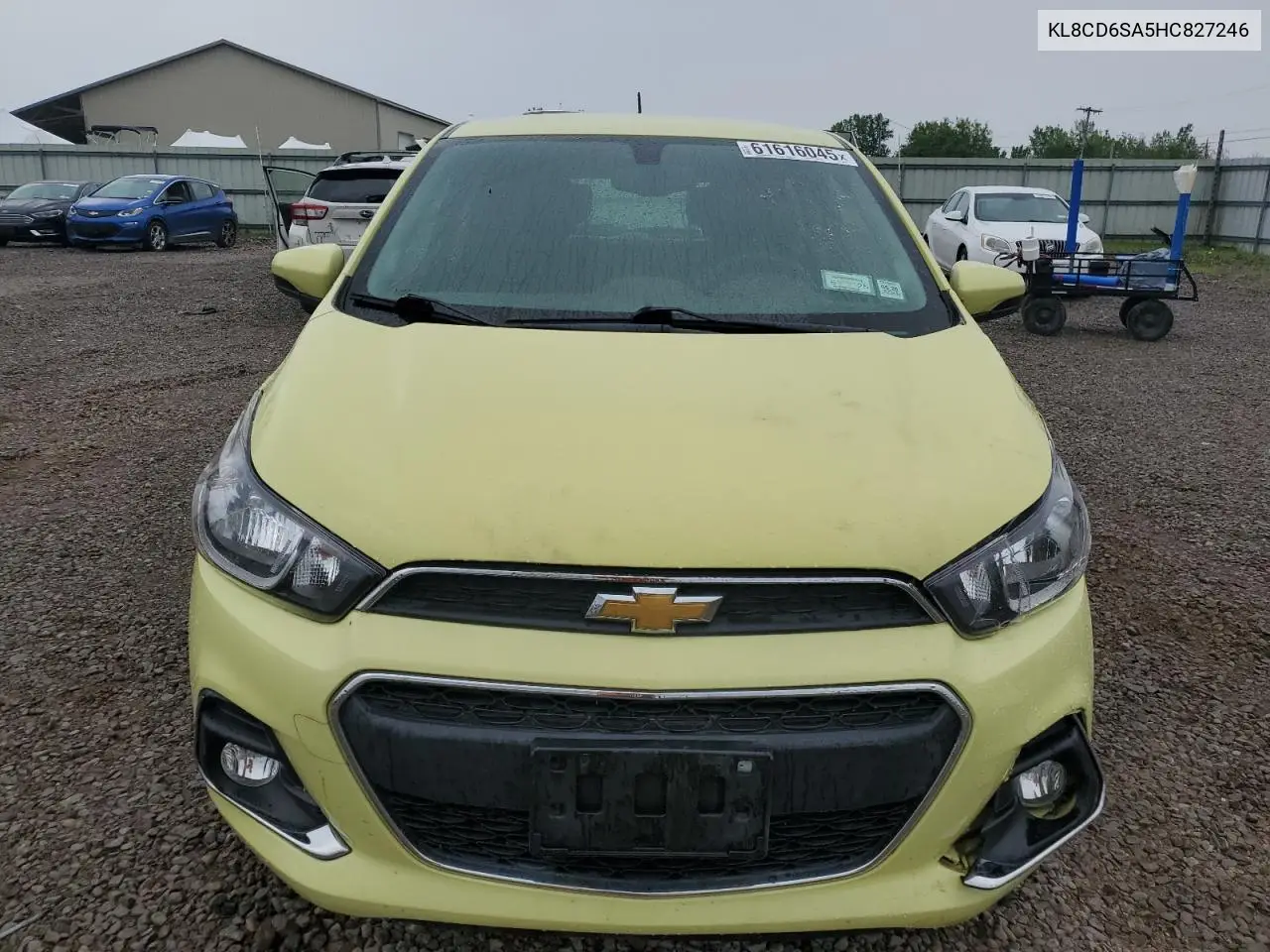 2017 Chevrolet Spark 1Lt VIN: KL8CD6SA5HC827246 Lot: 61616045