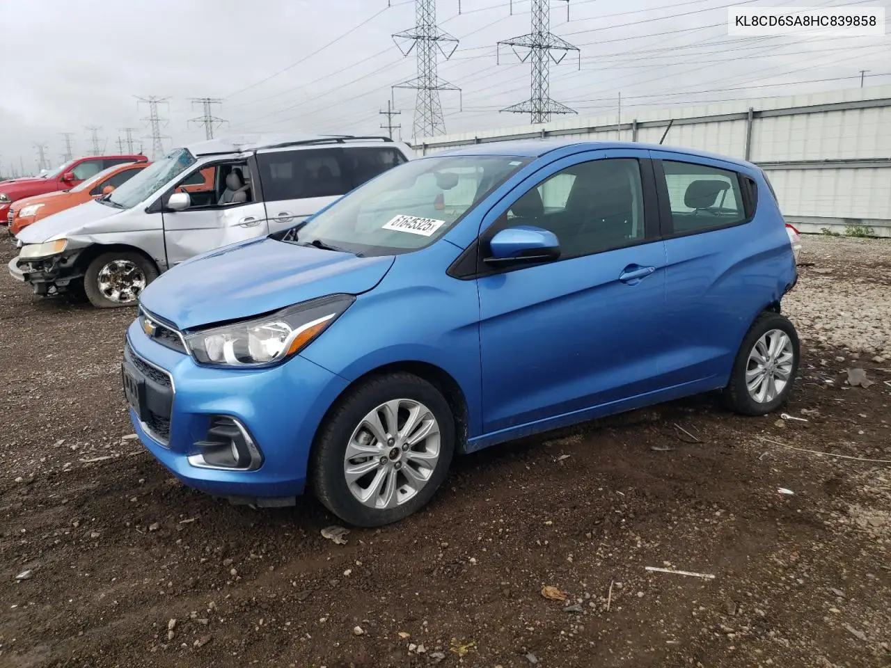 2017 Chevrolet Spark 1Lt VIN: KL8CD6SA8HC839858 Lot: 61645325