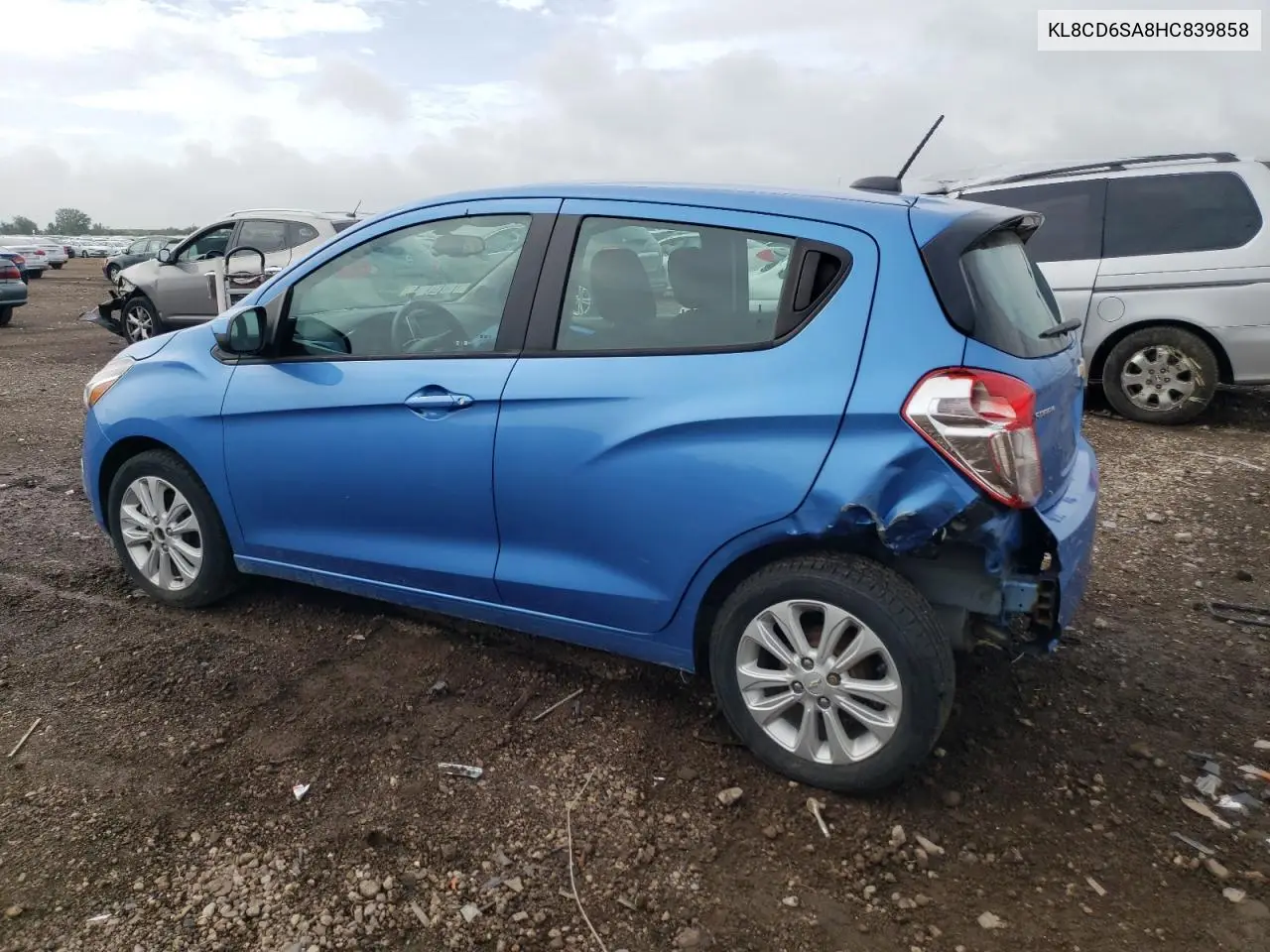 2017 Chevrolet Spark 1Lt VIN: KL8CD6SA8HC839858 Lot: 61645325