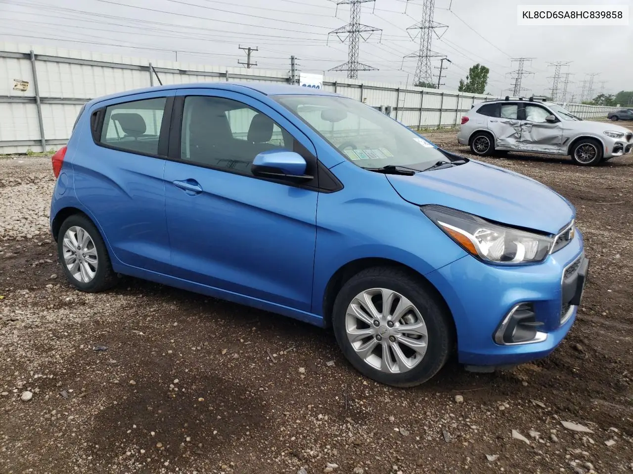 2017 Chevrolet Spark 1Lt VIN: KL8CD6SA8HC839858 Lot: 61645325