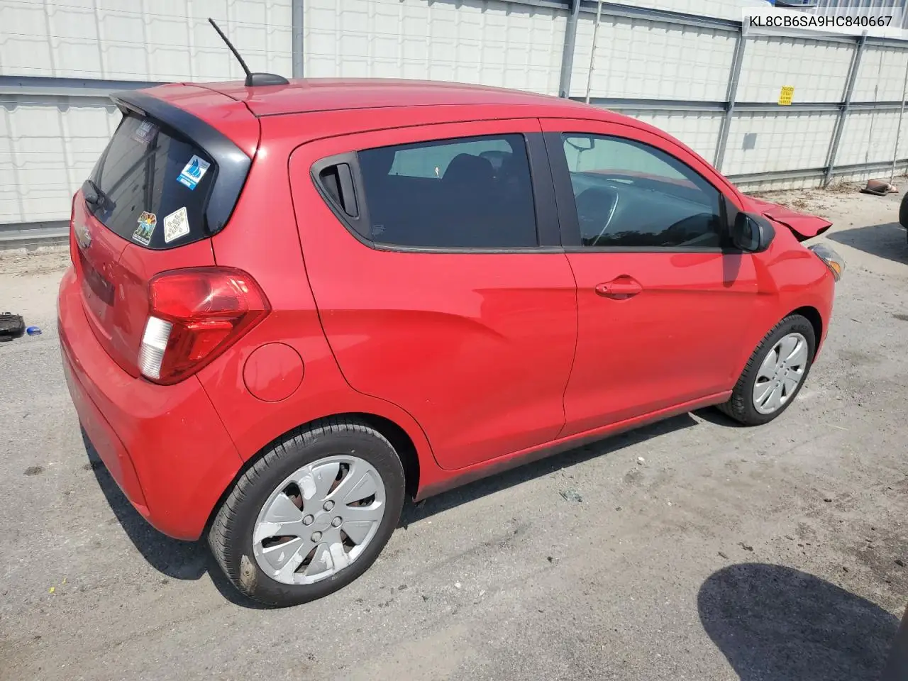 2017 Chevrolet Spark Ls VIN: KL8CB6SA9HC840667 Lot: 62147025