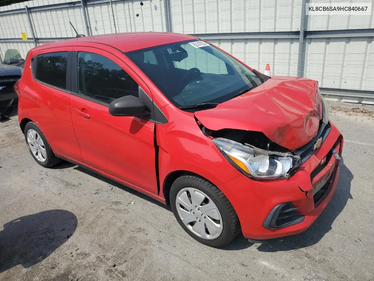 2017 Chevrolet Spark Ls VIN: KL8CB6SA9HC840667 Lot: 62147025