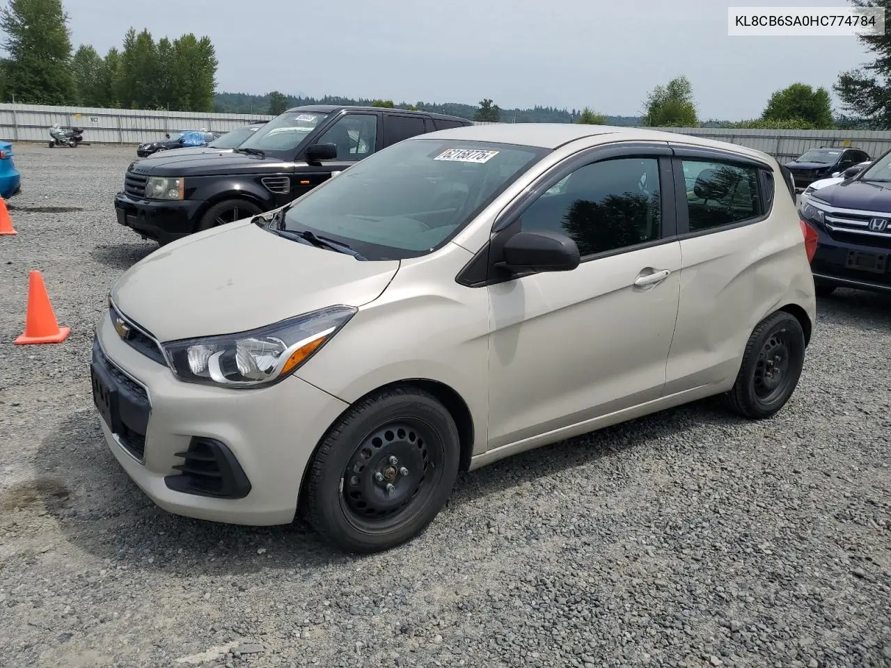 2017 Chevrolet Spark Ls VIN: KL8CB6SA0HC774784 Lot: 62158775