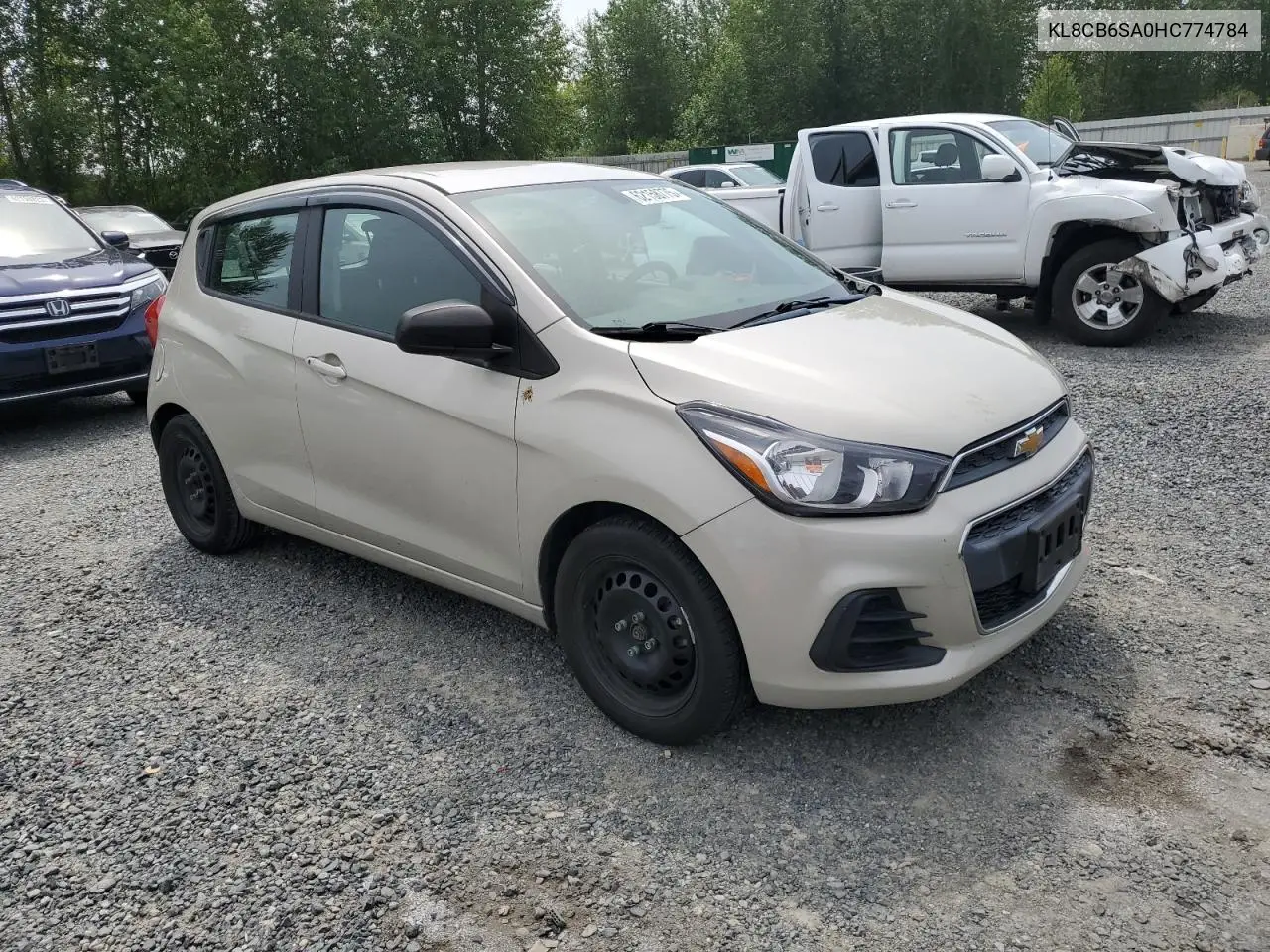 2017 Chevrolet Spark Ls VIN: KL8CB6SA0HC774784 Lot: 62158775