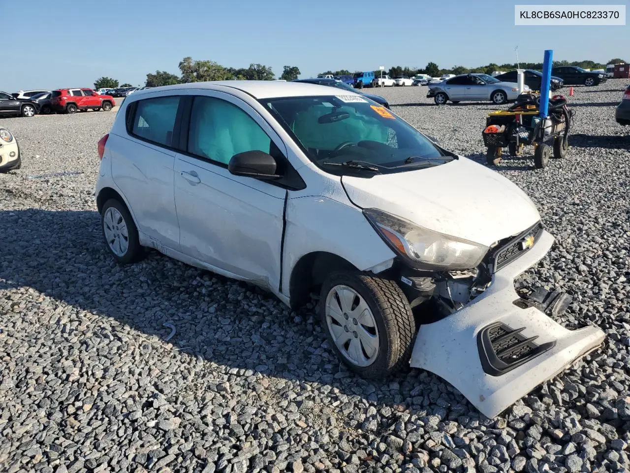 2017 Chevrolet Spark Ls VIN: KL8CB6SA0HC823370 Lot: 62224065