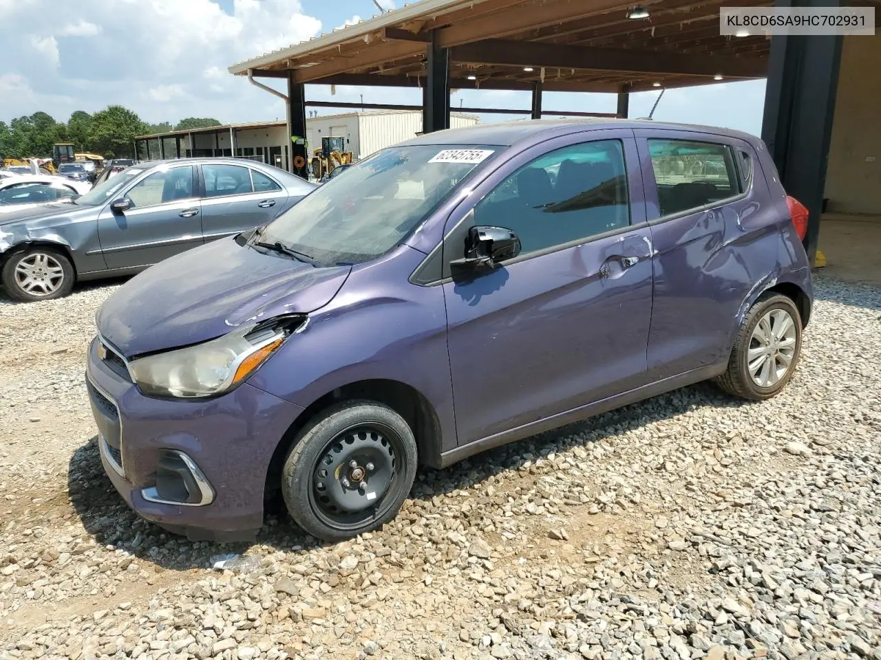 2017 Chevrolet Spark 1Lt VIN: KL8CD6SA9HC702931 Lot: 62345755