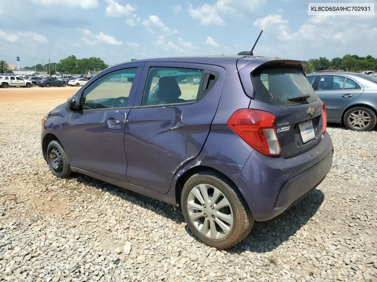 2017 Chevrolet Spark 1Lt VIN: KL8CD6SA9HC702931 Lot: 62345755