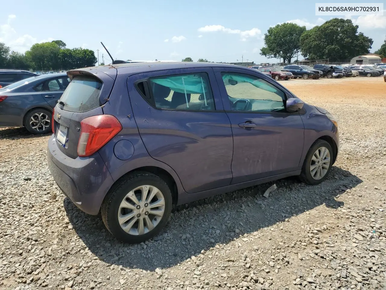 2017 Chevrolet Spark 1Lt VIN: KL8CD6SA9HC702931 Lot: 62345755