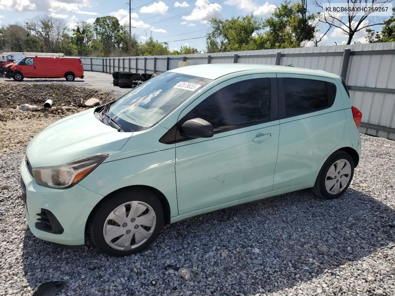 2017 Chevrolet Spark Ls VIN: KL8CB6SAXHC769267 Lot: 62379655