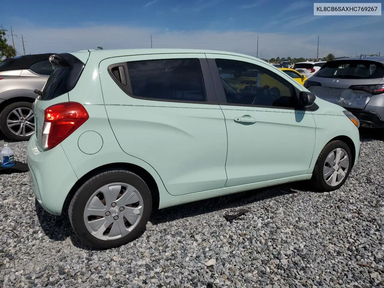 2017 Chevrolet Spark Ls VIN: KL8CB6SAXHC769267 Lot: 62379655
