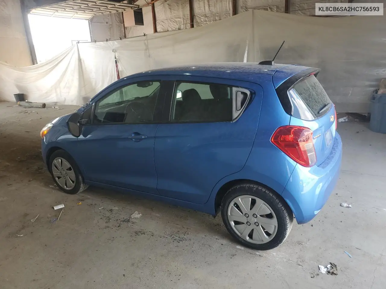 2017 Chevrolet Spark Ls VIN: KL8CB6SA2HC756593 Lot: 62542765