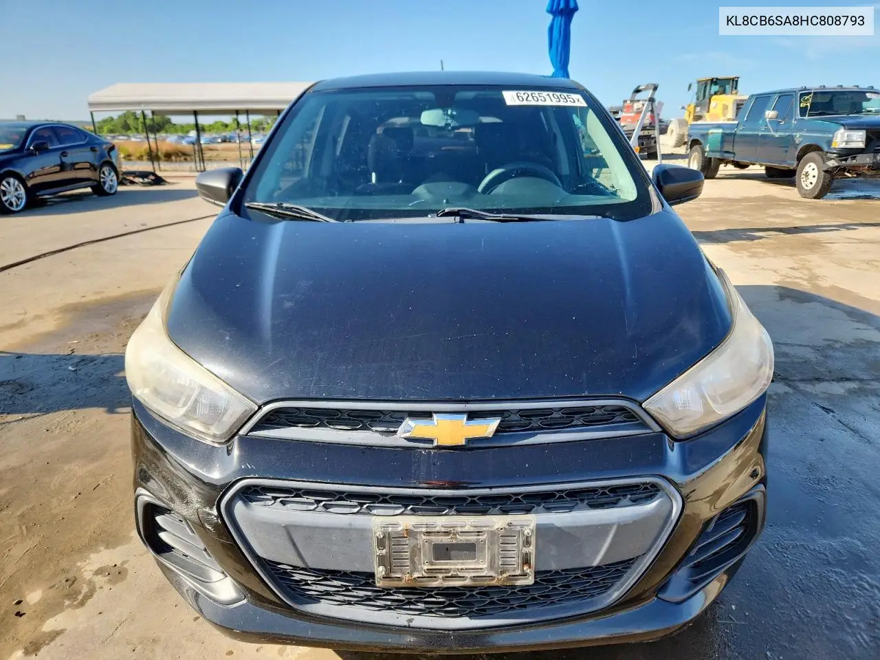 2017 Chevrolet Spark Ls VIN: KL8CB6SA8HC808793 Lot: 62651995