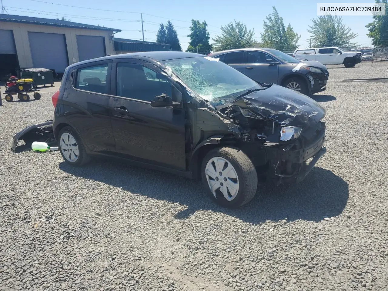 2017 Chevrolet Spark Ls VIN: KL8CA6SA7HC739484 Lot: 62948525