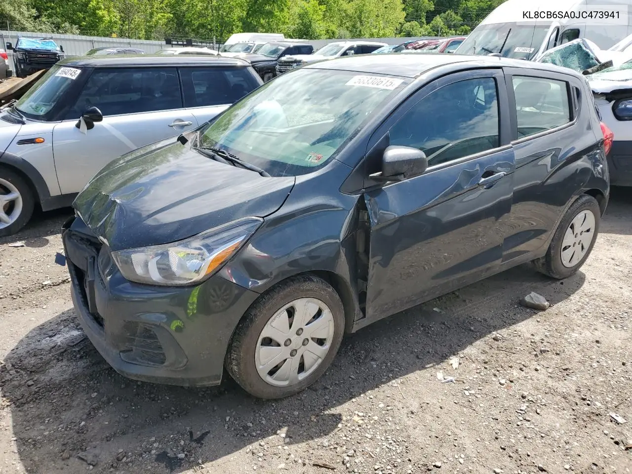 2018 Chevrolet Spark Ls VIN: KL8CB6SA0JC473941 Lot: 56330615