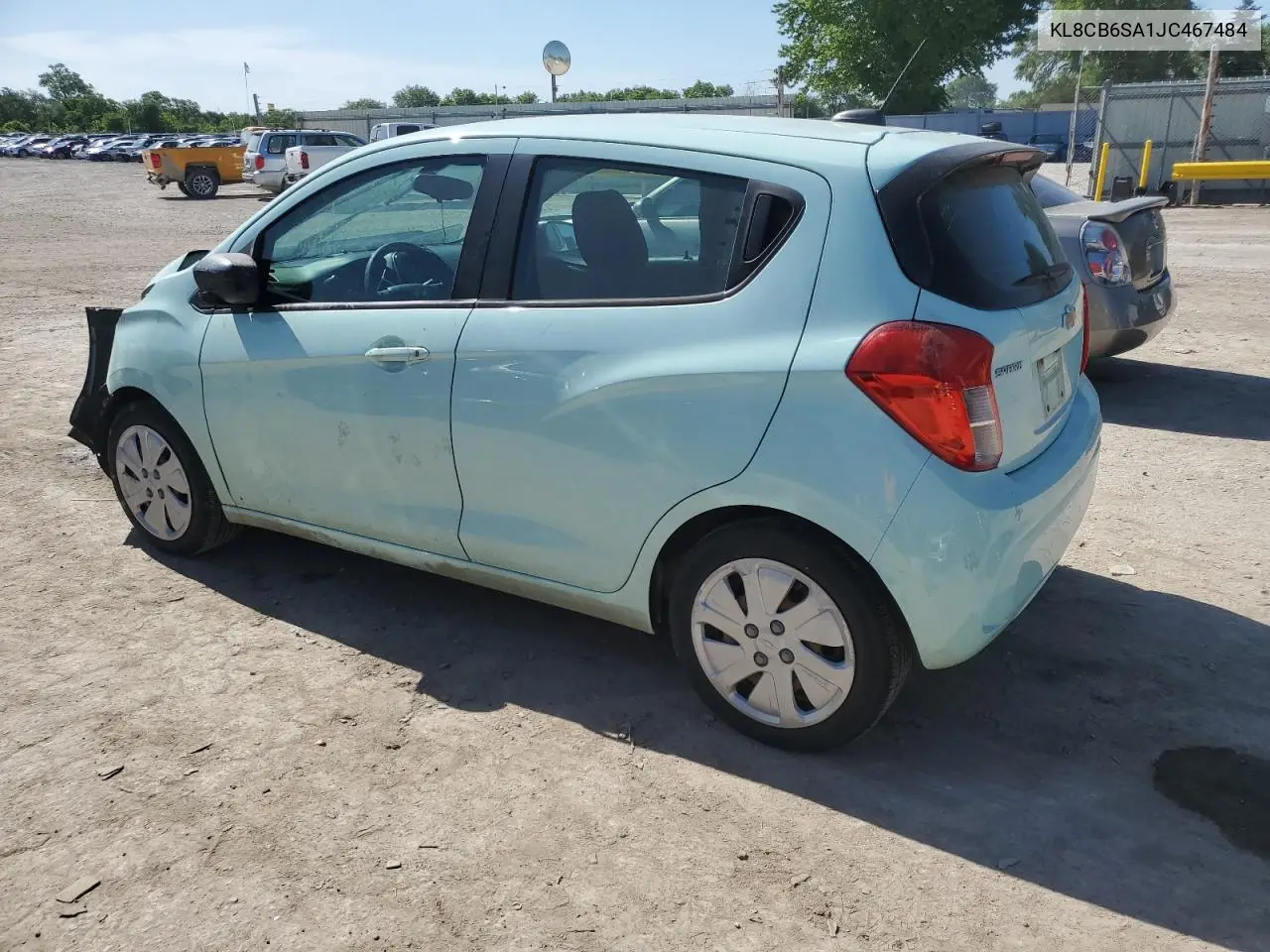 2018 Chevrolet Spark Ls VIN: KL8CB6SA1JC467484 Lot: 56591585