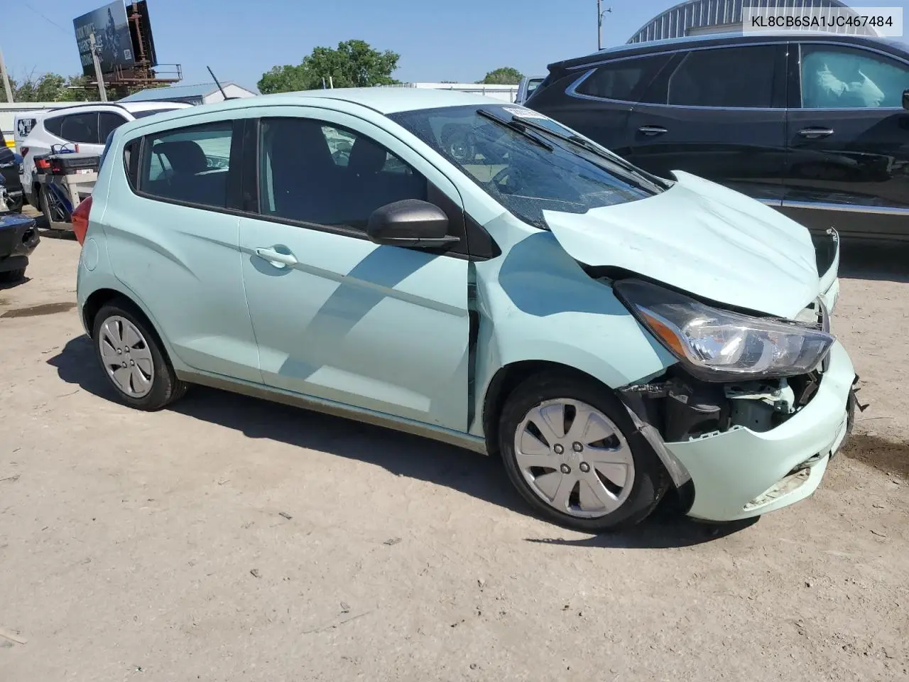2018 Chevrolet Spark Ls VIN: KL8CB6SA1JC467484 Lot: 56591585