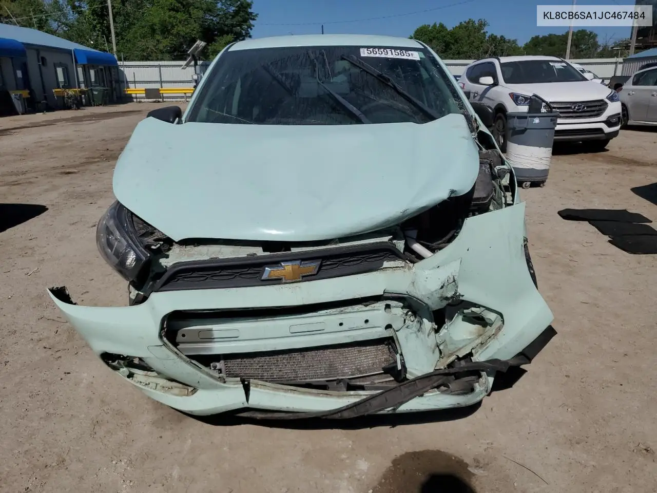 2018 Chevrolet Spark Ls VIN: KL8CB6SA1JC467484 Lot: 56591585