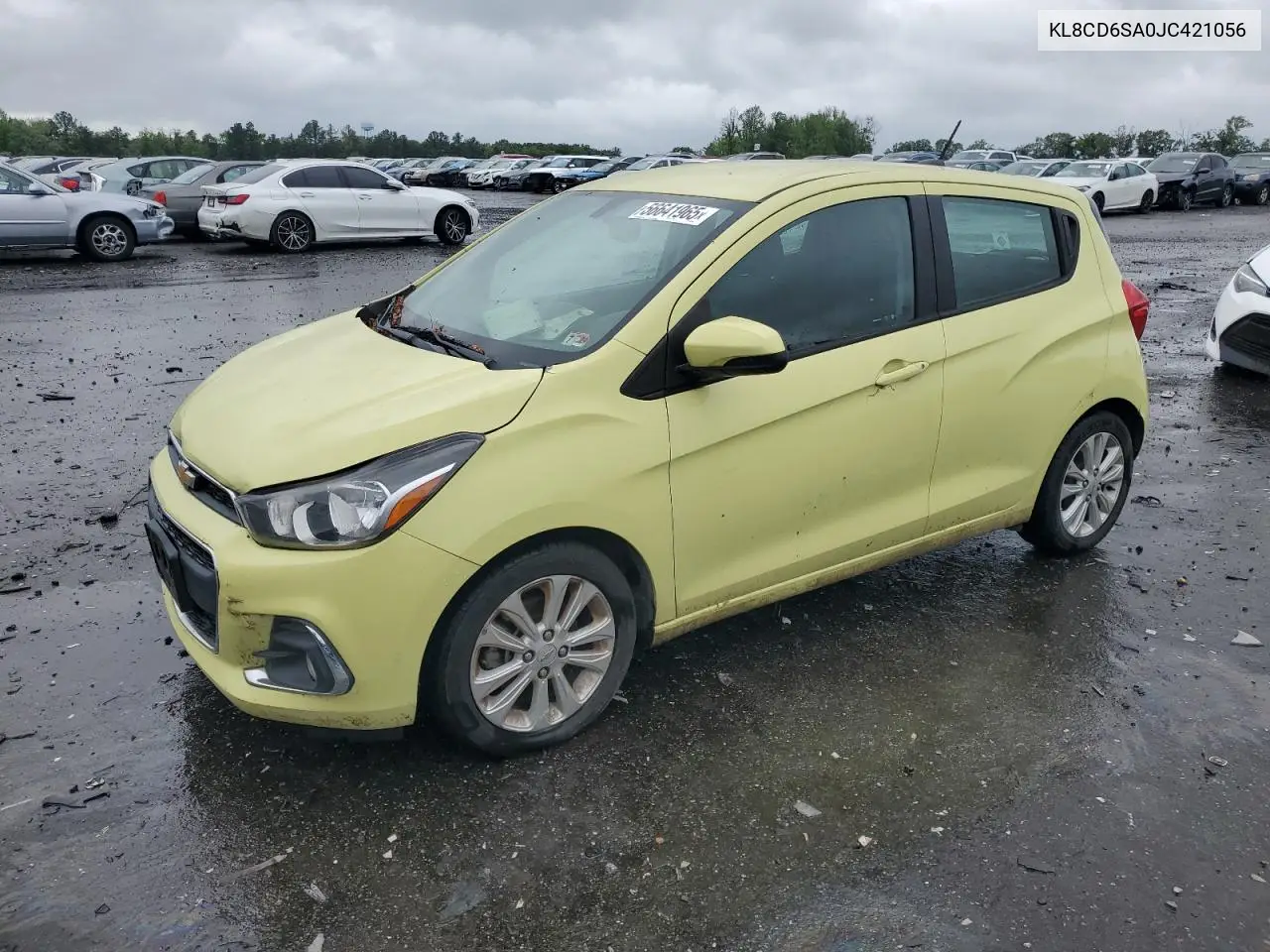 2018 Chevrolet Spark 1Lt VIN: KL8CD6SA0JC421056 Lot: 56641965
