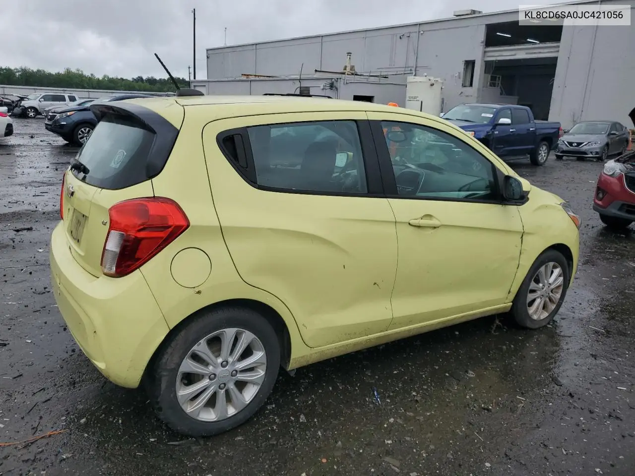 2018 Chevrolet Spark 1Lt VIN: KL8CD6SA0JC421056 Lot: 56641965