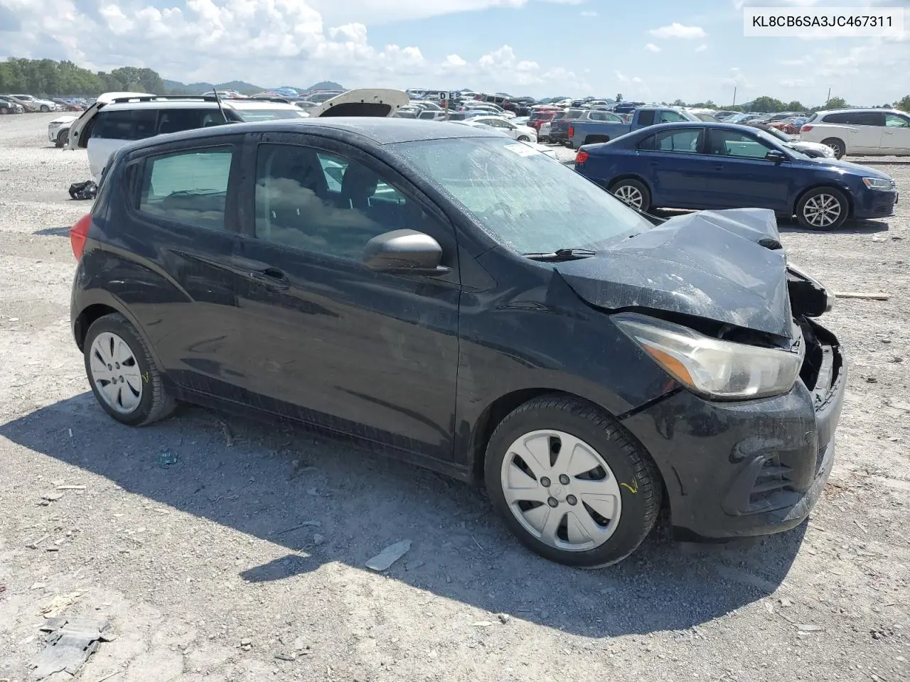 2018 Chevrolet Spark Ls VIN: KL8CB6SA3JC467311 Lot: 62738775