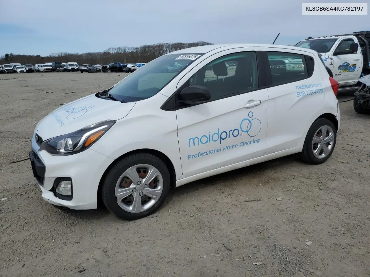 2019 Chevrolet Spark Ls VIN: KL8CB6SA4KC782197 Lot: 50335475
