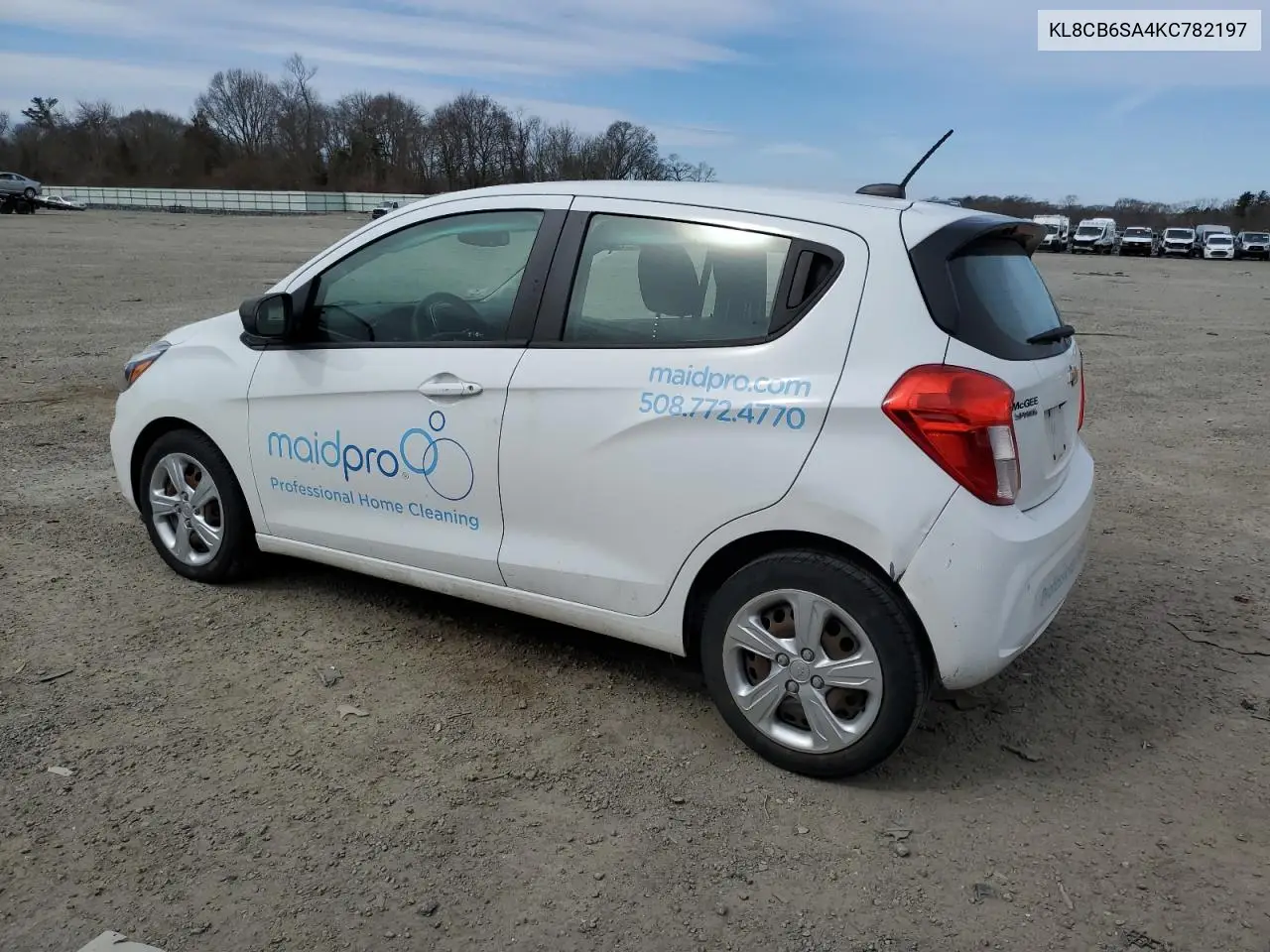 2019 Chevrolet Spark Ls VIN: KL8CB6SA4KC782197 Lot: 50335475