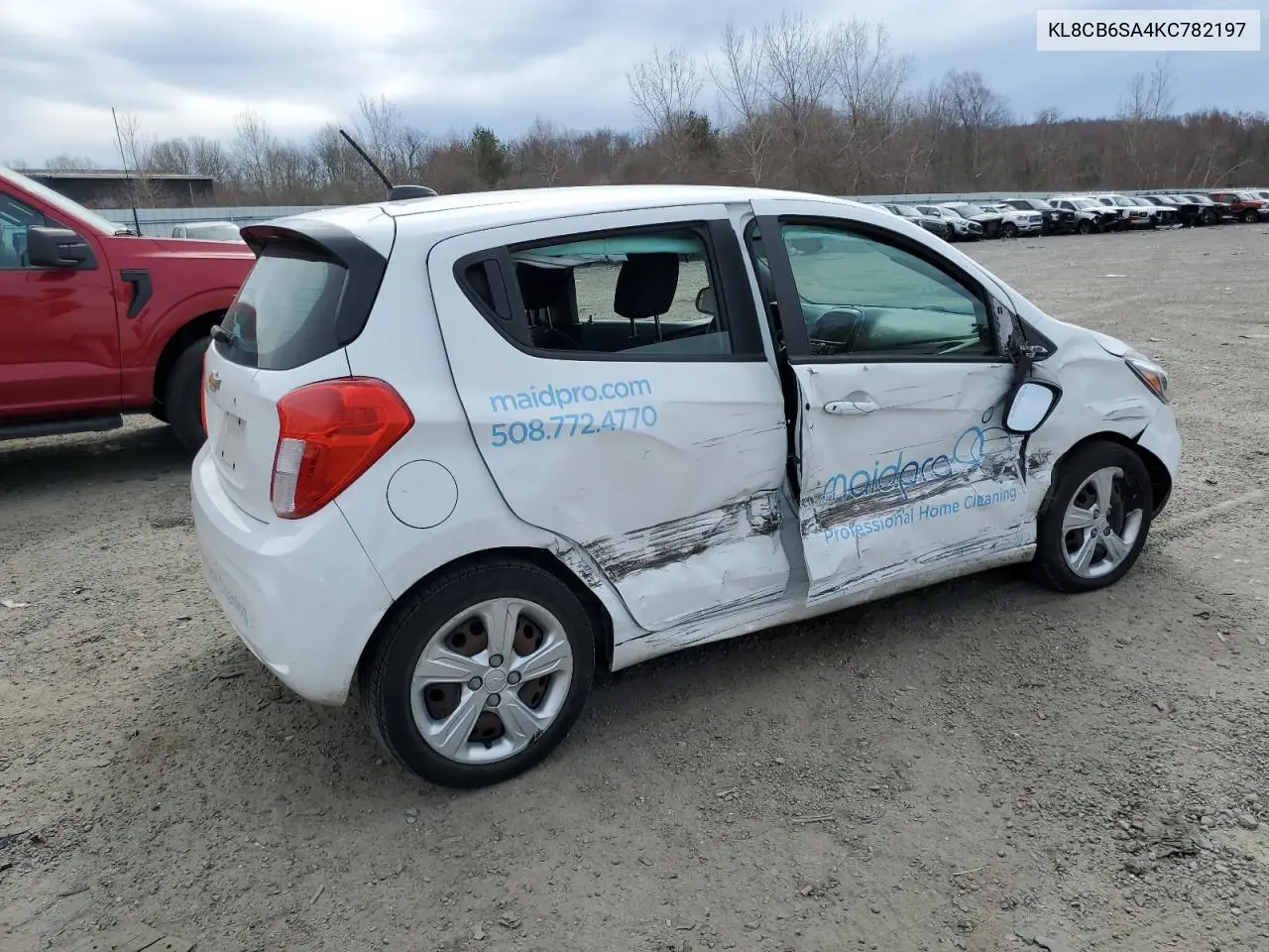 2019 Chevrolet Spark Ls VIN: KL8CB6SA4KC782197 Lot: 50335475