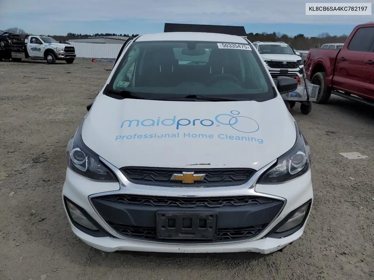 2019 Chevrolet Spark Ls VIN: KL8CB6SA4KC782197 Lot: 50335475