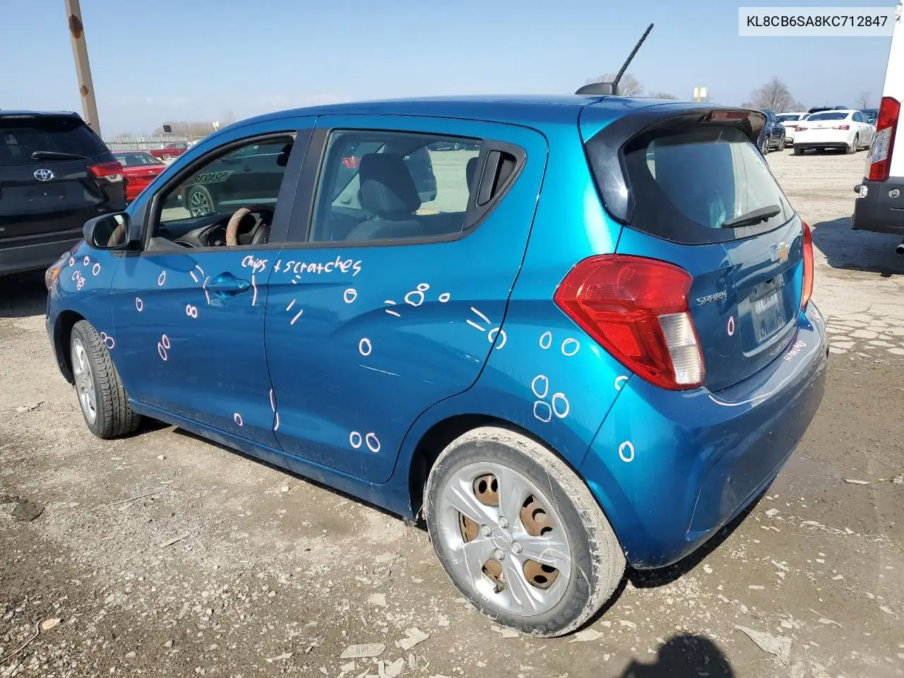 2019 Chevrolet Spark Ls VIN: KL8CB6SA8KC712847 Lot: 52427885