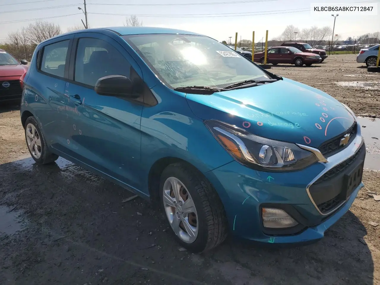 2019 Chevrolet Spark Ls VIN: KL8CB6SA8KC712847 Lot: 52427885