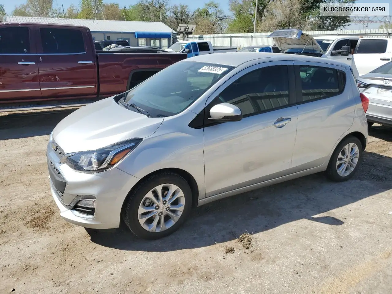 2019 Chevrolet Spark 1Lt VIN: KL8CD6SA5KC816898 Lot: 53038325