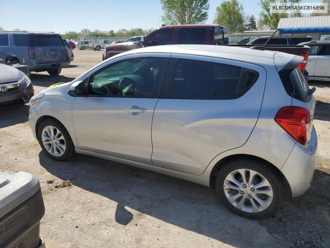 2019 Chevrolet Spark 1Lt VIN: KL8CD6SA5KC816898 Lot: 53038325