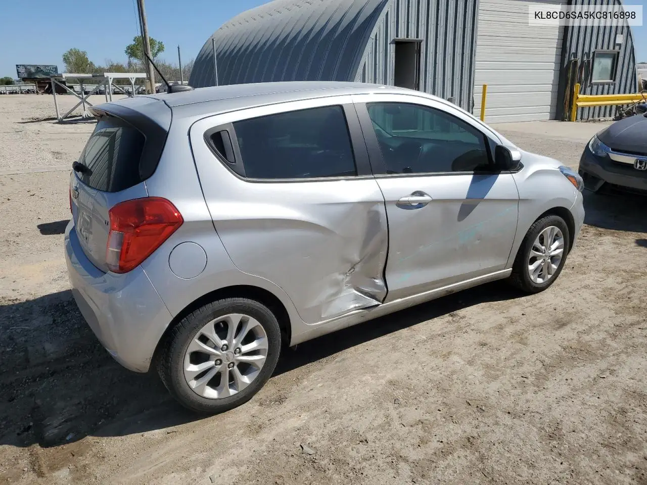 2019 Chevrolet Spark 1Lt VIN: KL8CD6SA5KC816898 Lot: 53038325