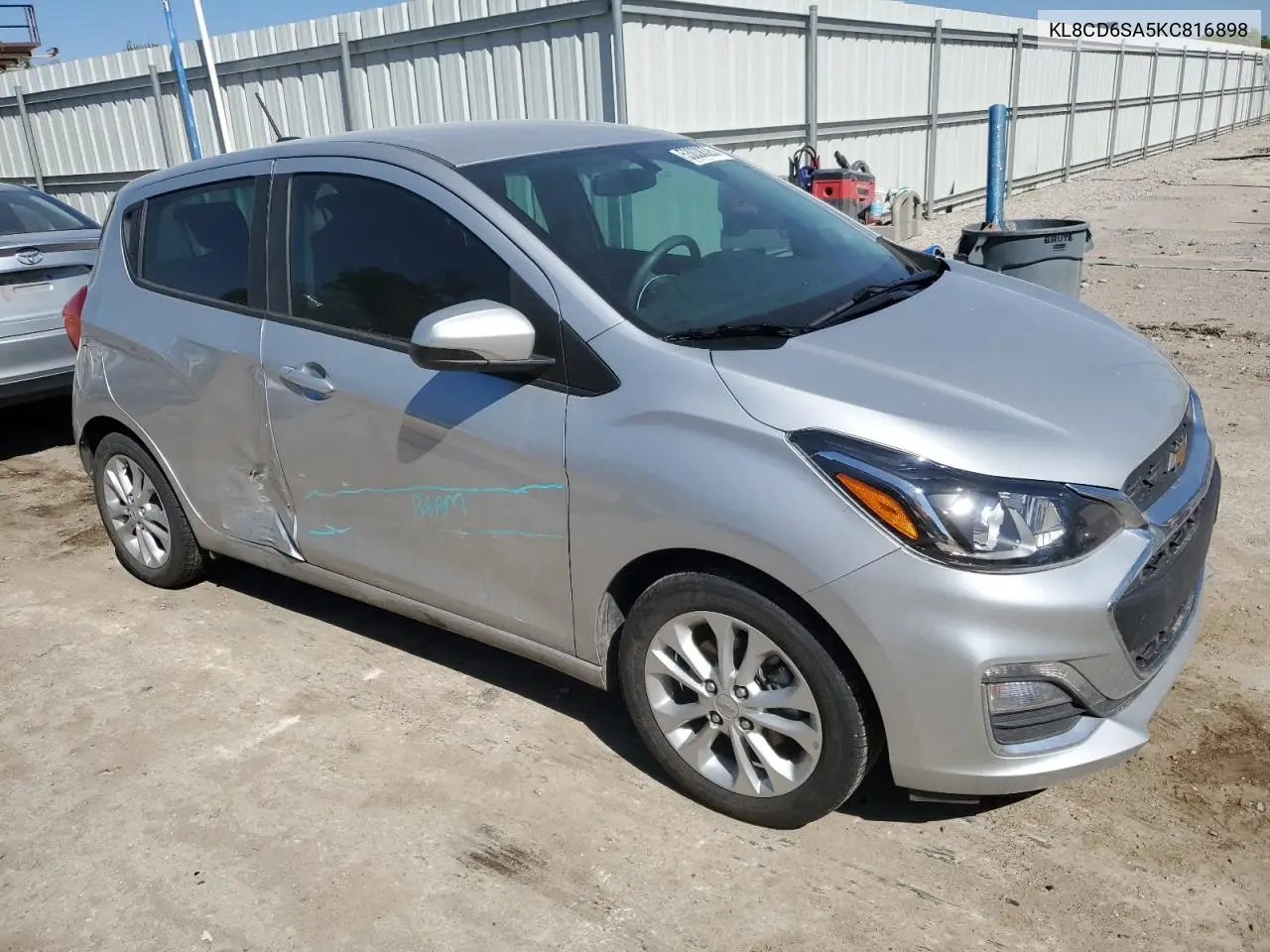 2019 Chevrolet Spark 1Lt VIN: KL8CD6SA5KC816898 Lot: 53038325