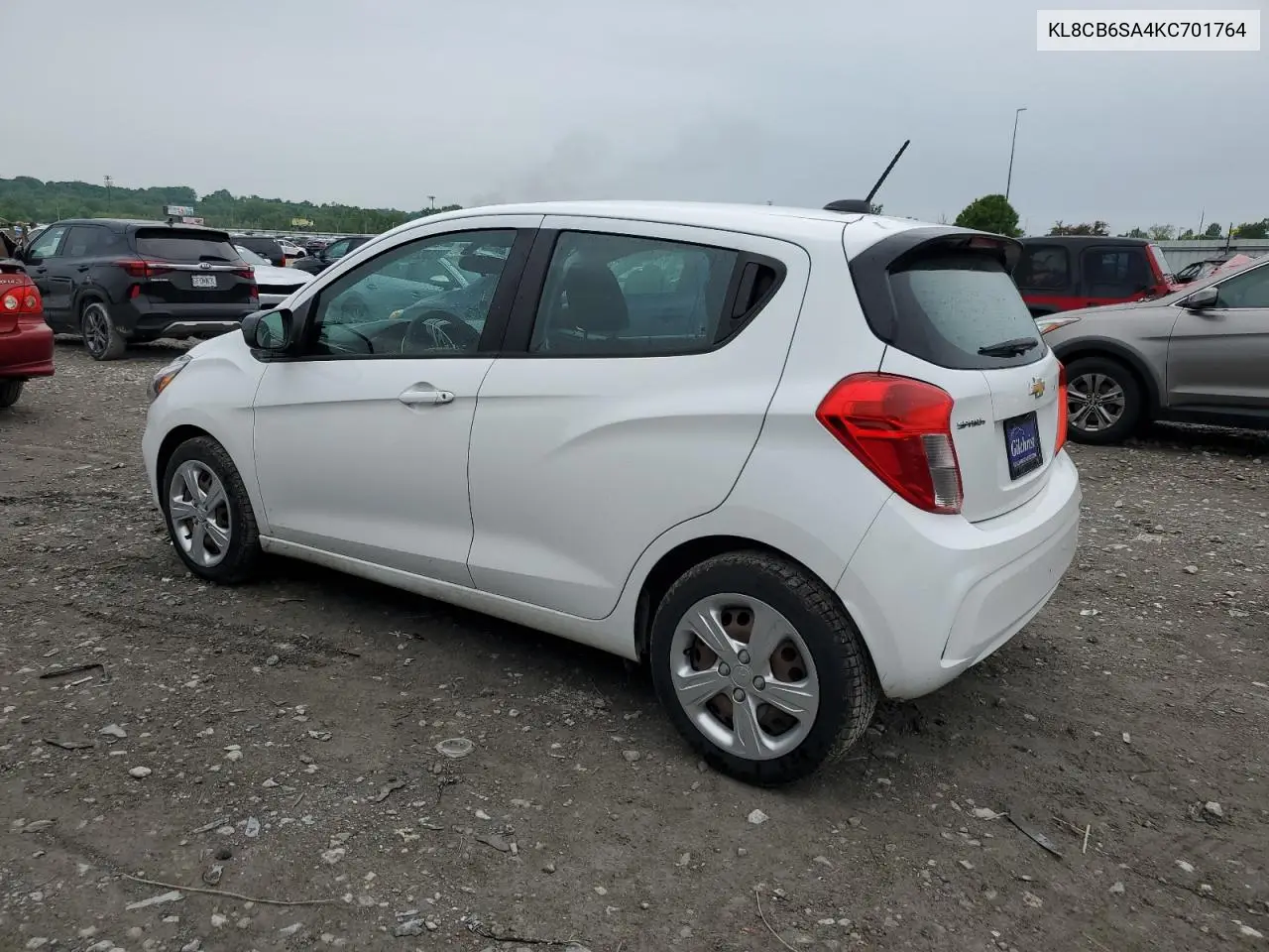2019 Chevrolet Spark Ls VIN: KL8CB6SA4KC701764 Lot: 55027645