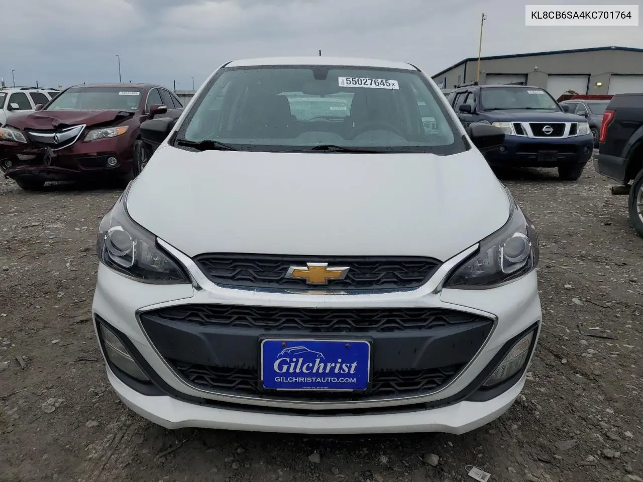 2019 Chevrolet Spark Ls VIN: KL8CB6SA4KC701764 Lot: 55027645