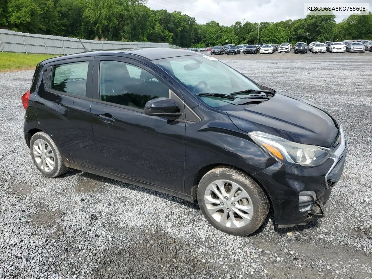 2019 Chevrolet Spark 1Lt VIN: KL8CD6SA8KC758608 Lot: 56463805