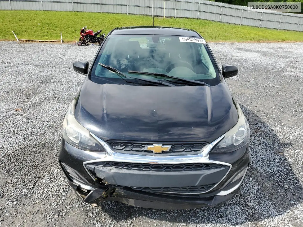 2019 Chevrolet Spark 1Lt VIN: KL8CD6SA8KC758608 Lot: 56463805