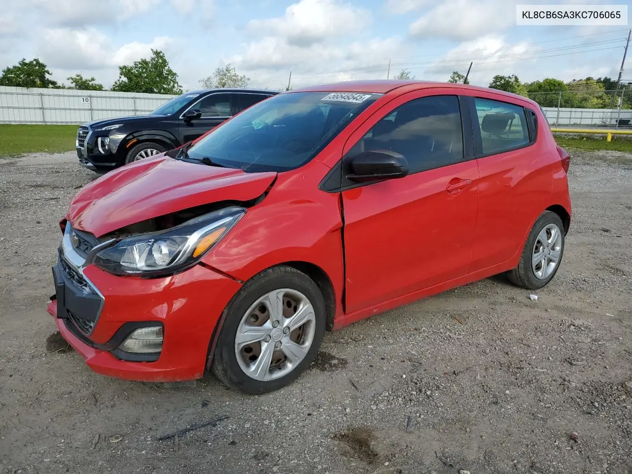2019 Chevrolet Spark Ls VIN: KL8CB6SA3KC706065 Lot: 56549545