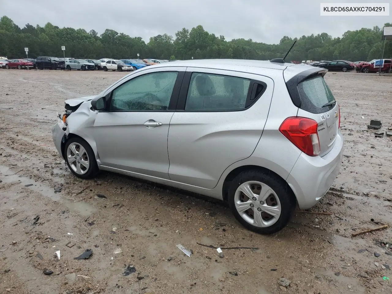 2019 Chevrolet Spark 1Lt VIN: KL8CD6SAXKC704291 Lot: 56672145