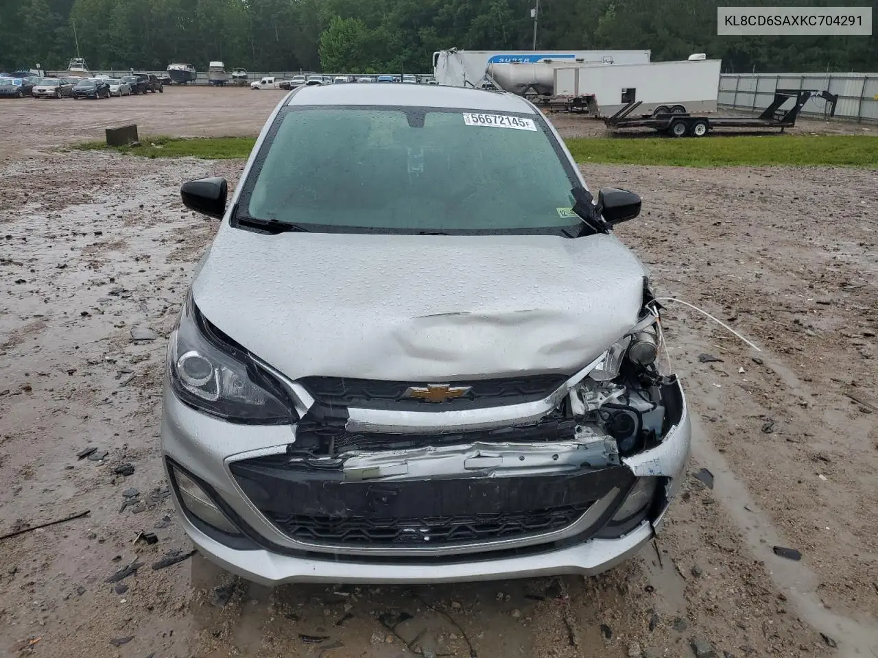 2019 Chevrolet Spark 1Lt VIN: KL8CD6SAXKC704291 Lot: 56672145