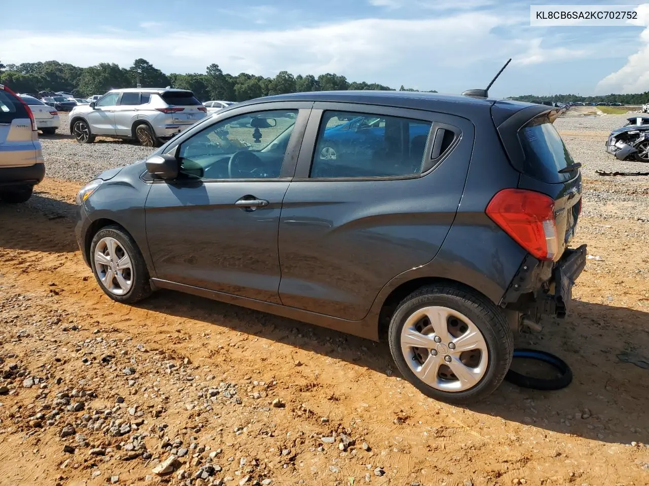 2019 Chevrolet Spark Ls VIN: KL8CB6SA2KC702752 Lot: 62037965