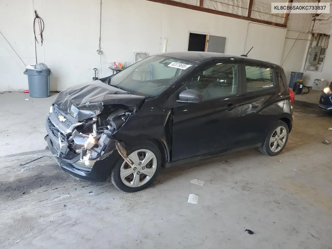 2019 Chevrolet Spark Ls VIN: KL8CB6SA0KC733837 Lot: 62079695