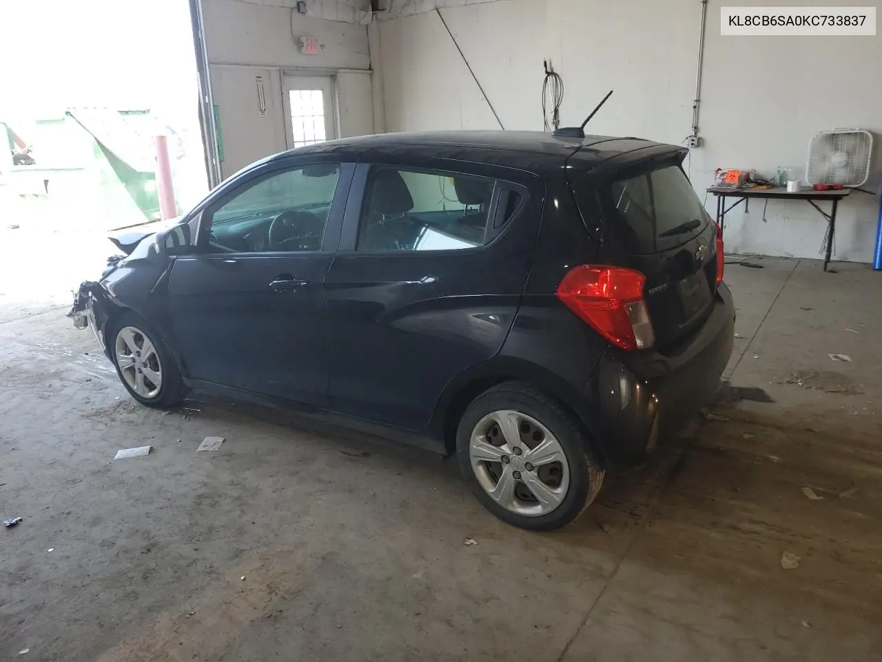 2019 Chevrolet Spark Ls VIN: KL8CB6SA0KC733837 Lot: 62079695
