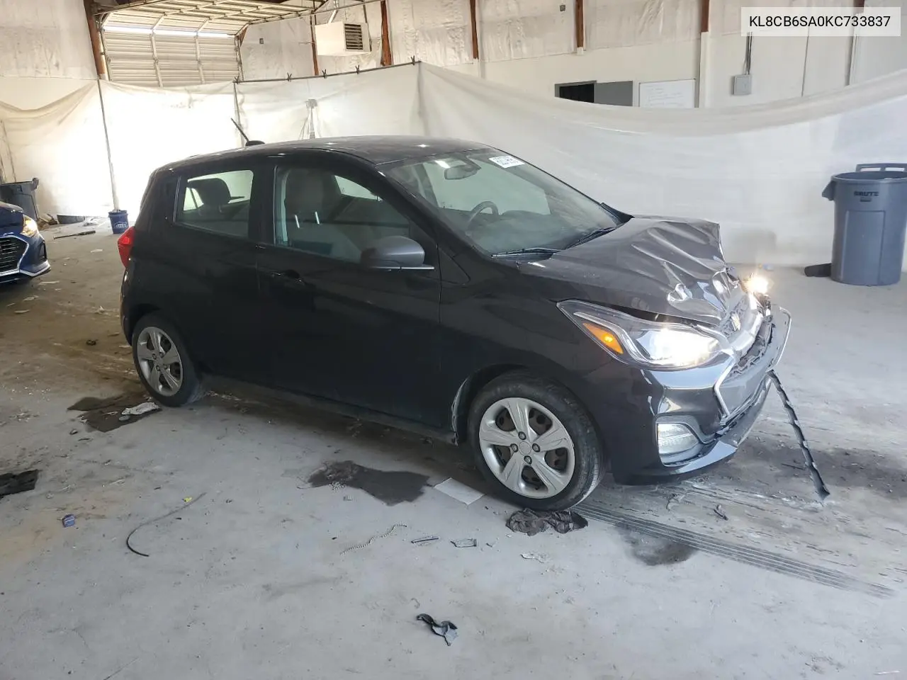 2019 Chevrolet Spark Ls VIN: KL8CB6SA0KC733837 Lot: 62079695