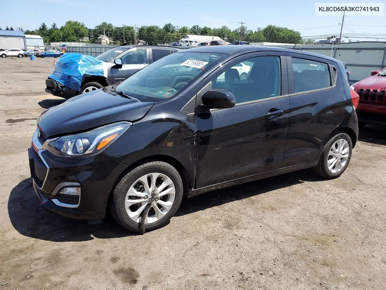 2019 Chevrolet Spark 1Lt VIN: KL8CD6SA3KC741943 Lot: 62199885