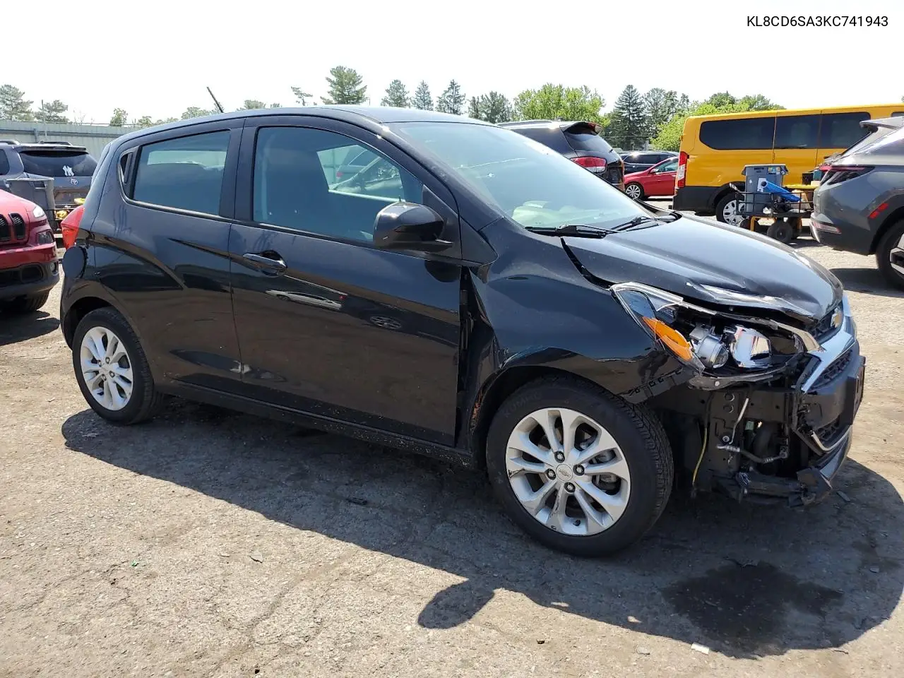 2019 Chevrolet Spark 1Lt VIN: KL8CD6SA3KC741943 Lot: 62199885